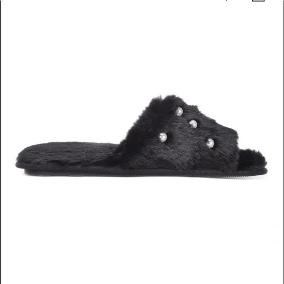 INC Black Slippers - Picture 2 of 6